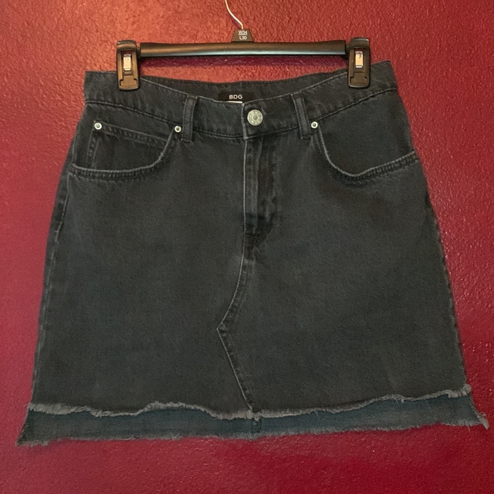 BDG Denim Miniskirt – Charcoal
